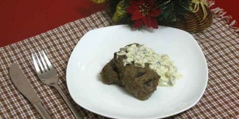 Govedina sa bijelim umakom od gljiva