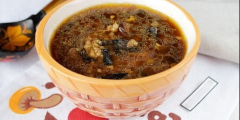 Umak od gljiva iz sušenih gljiva recepta sa fotografijom