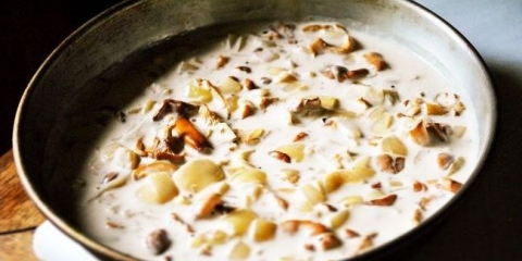 Gljive sa kremom (8 recepata)