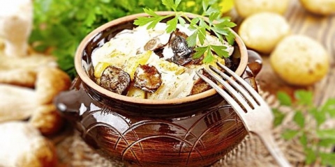 Gljive u loncima (6 recepata)