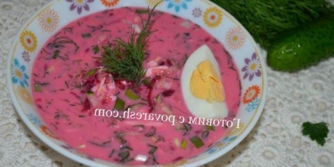 Hladnije na kefiru sa repama: klasični recept