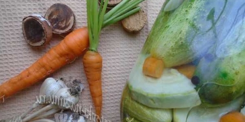 Hrskavi kiseli krastavci sa tikvicama i mrkvama