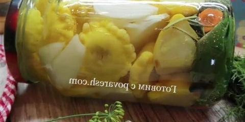 Hrskavi marinirani patissoni za zimu bez sterilizacije