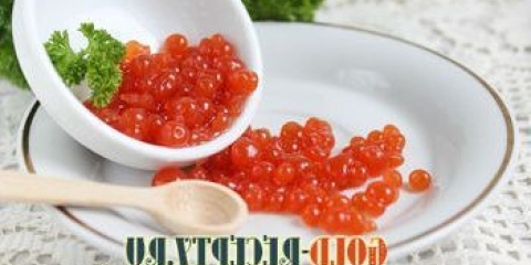 Imit crveni kavijar od paradajz soka za ukras