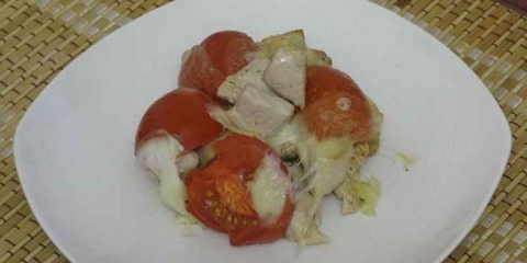 Turska sa paradajzom i mocarelom