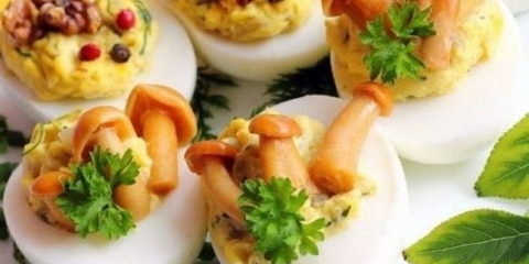 Jaja sa gljivama (9 recepata)