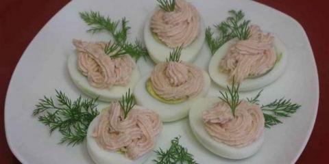 Jaja sa lososom mousseom