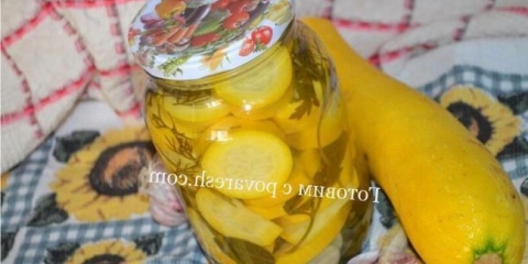 Tikvice sa limunskom kiselinom za zimu bez sterilizacije