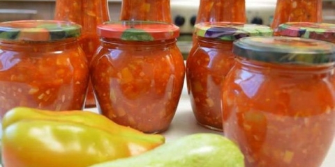 Tikvice u kečapu za zimu - strašan recept za žetvu