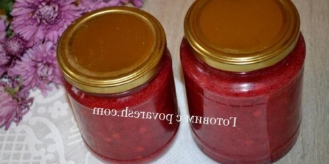 Kalina sa šećerom za zimu bez kuhanja (recept i proporcija)