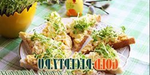 Canapes sa jajima receptom za uskrs