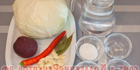 Kupus mariniran sa repama u gruzijskom crvenom (šljunčano)