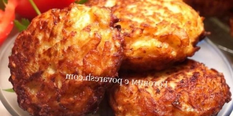 Kotlete kupusa sa semilom i jajima - korak po korak recept