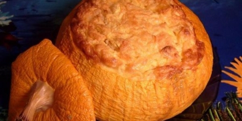 Kaša u bundevi, pečeni u rerni: 2 najbolji recept