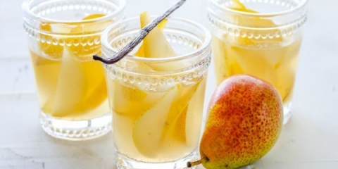 Kruška kompotu za zimu