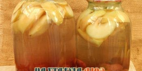 Kompot za zimsku jabuku