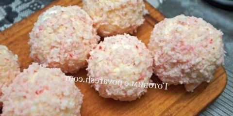 Kuglice od rakova sa sirom i češnjakom (recept za rafaello)