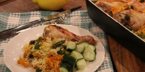 Piletina s rižom u pećnici - najukusniji korak po korak sa korak