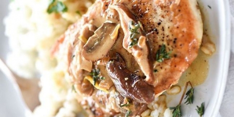 Pileći file sa gljivama (9 recepata)