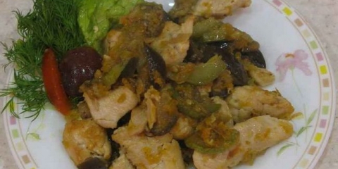 Pileći file stew sa povrćem