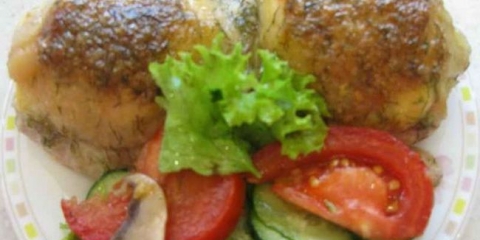 Pileća ograda pečena sa sirom