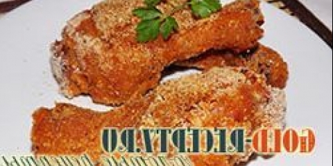 Pileće noge u pećnici u rajato-mayonse hrišenju, recept za kuhanje piletine u pećnici