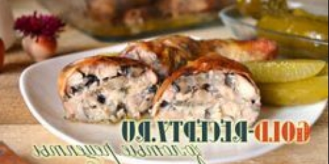 Pileća noga punjena sa gljivama recept sa fotografijom