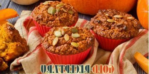 Muffini iz recip bundeve sa fotografskim fotografskim