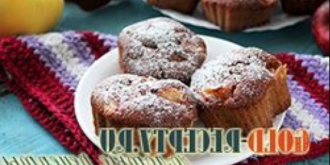 Muffini na kefiru sa jabukama, recept sa fotografijama korak po korak