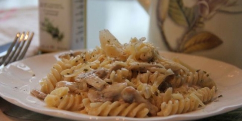 Tjestenina sa gljivama u vrhunskom sosu