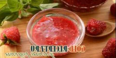 Malina za zimu sa šećerom bez kuhanja