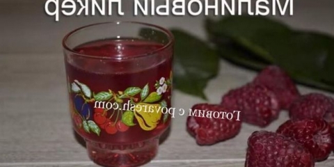 Malina alkoholna pića kod kuće na votku