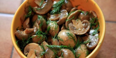 Marinada za gljive sa sirćetom za zimu