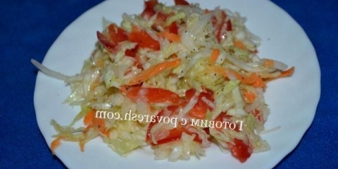 Marinirani brz kupus s bugarskom paprikom