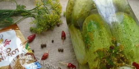 Marinirani krastavci sa koljkom i češnjakom za zimu