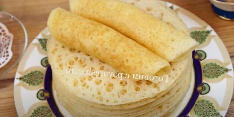 Marokanske palačinke sa samolinom: korak po korak s fotografijama recepta