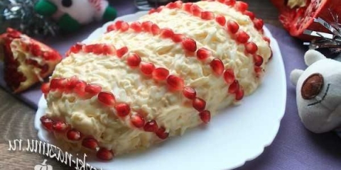 Novogodišnja salata perle na snegu