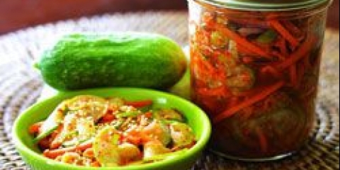 Korejski krastavci za zimske recepte sa fotografijama najboljih