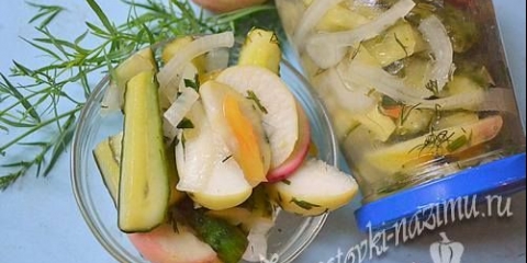 Salata od jabuke krastavca sa estragonom