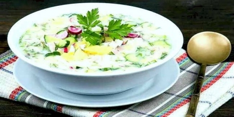 Okrushka na kefir - 6 koraka po korak recepte sa fotografijama ukusnog okhrinke sa kefir + video