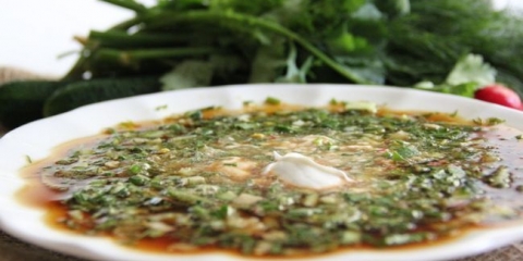 Okruška na kvassu - klasični recept