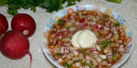 Ocloke na kvasu sa rotkvicama i kobasicom