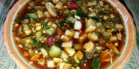 Okruska sa piletinom na kvasu