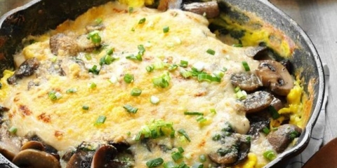 Omlet sa gljivama (12 recepata)