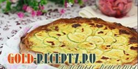 Otvorite tortu sa tikvicama, recept sa fotografijom korak po korak