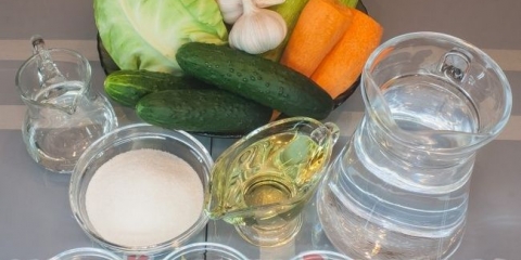 Korejsko povrće, recept za odabir mariniranog povrća