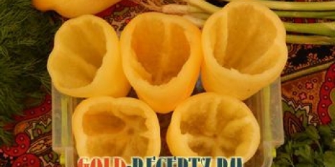 Paprika za nadjev za zimsku smrznutu, kako zamrznuti biber za zimu za punjenje