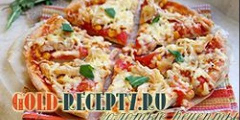 Pica na kefiru sa piletinom, recept za tijesto za pizzu na kefiru
