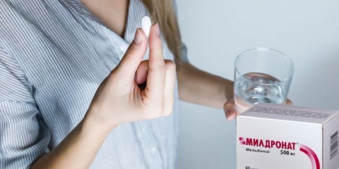 Indikacije za upotrebu, upute za primanje mildonata sa mamurlukom