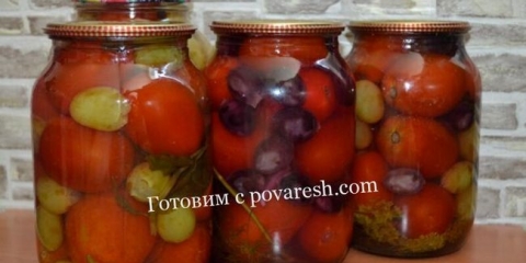 Rajčica konzervirana grožđa za zimu - vrlo ukusan recept